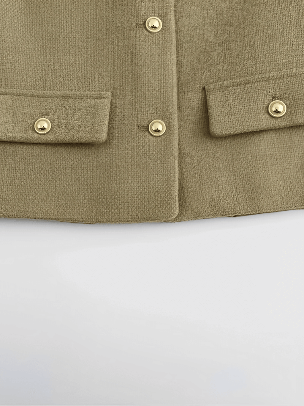 Casaco Tweed com Bolsos Decorativos e Fechamento em Botões - Angelique [FRETE FULL]