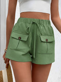 Short Feminino com Cintura Elástica e Bolsos Funcionais – Livian