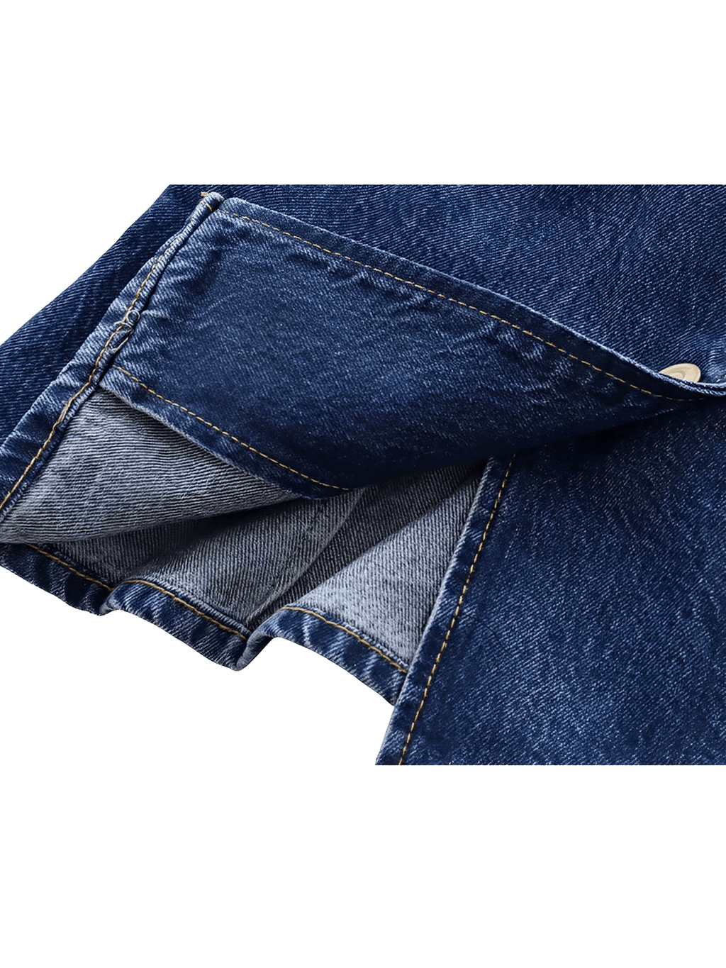 Colete Jeans Ajustado com Fechamento Assimétrico em Botões – Rose