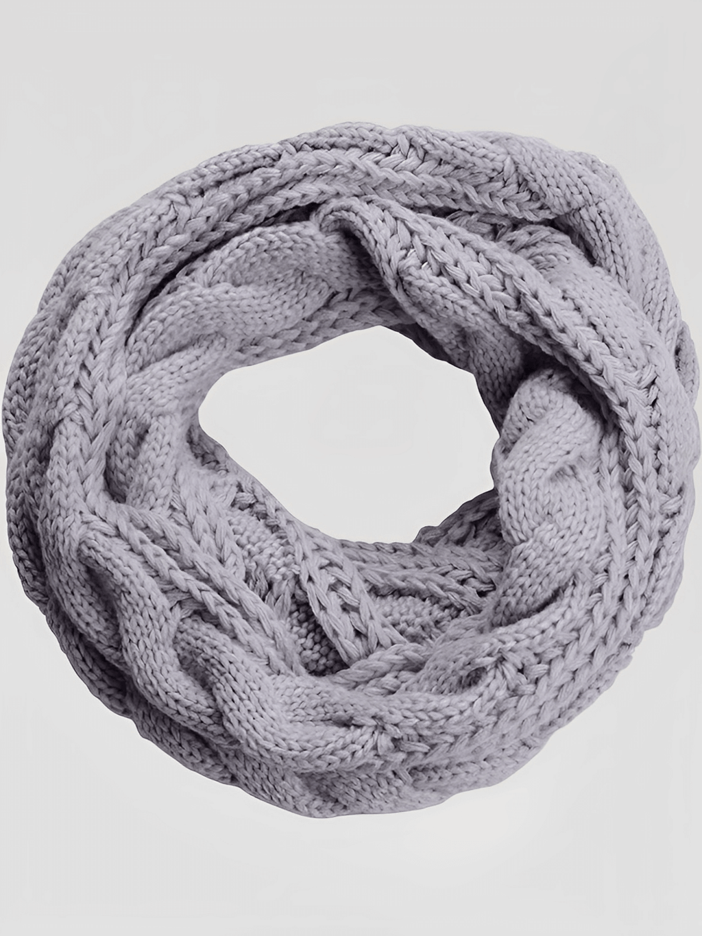 Cachecol Feminino Circular Infinito em Tricô - Giovana