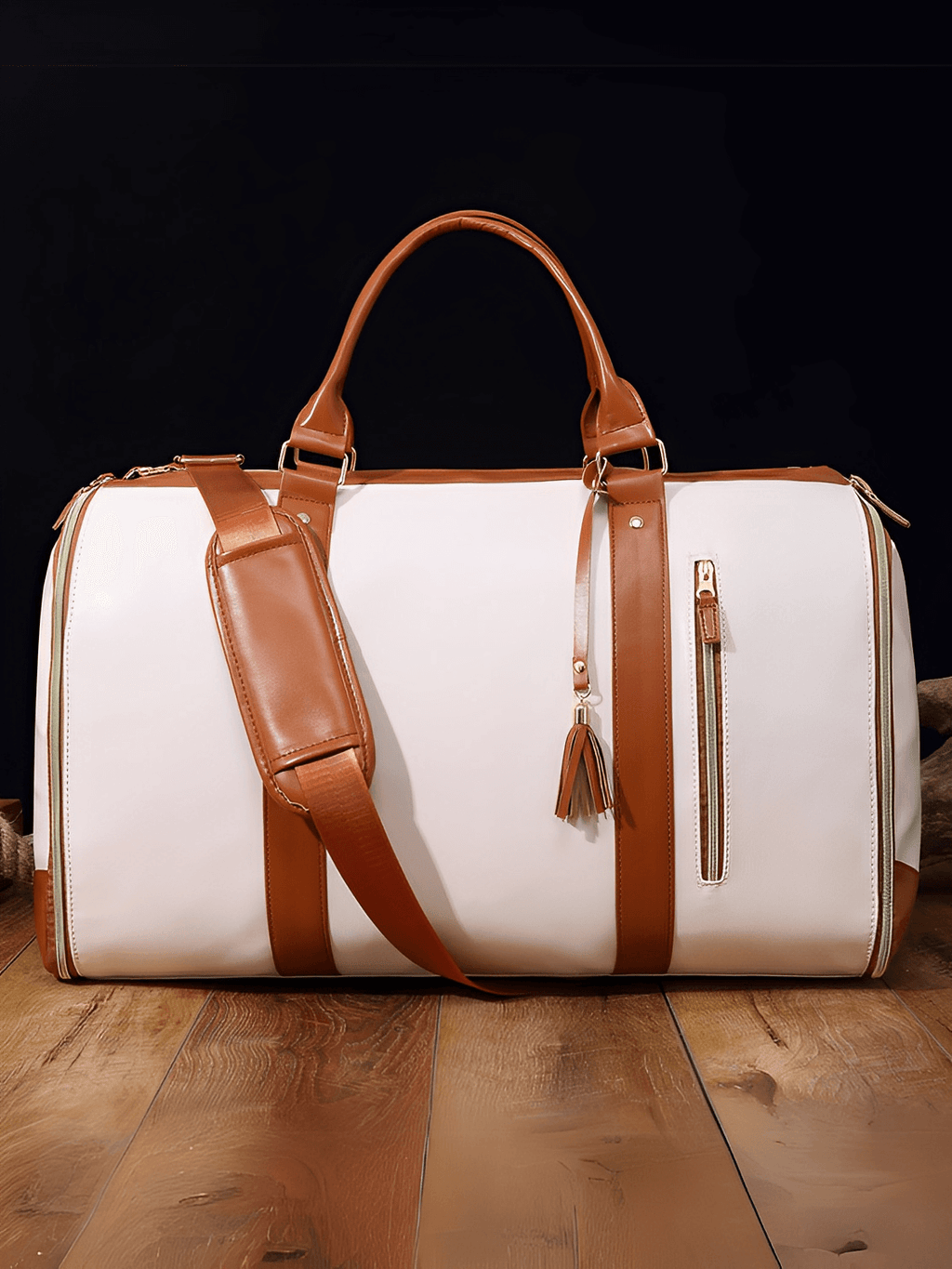 Bolsa Feminina de Viagem em Couro PU Dobrável Multifuncional – Angela