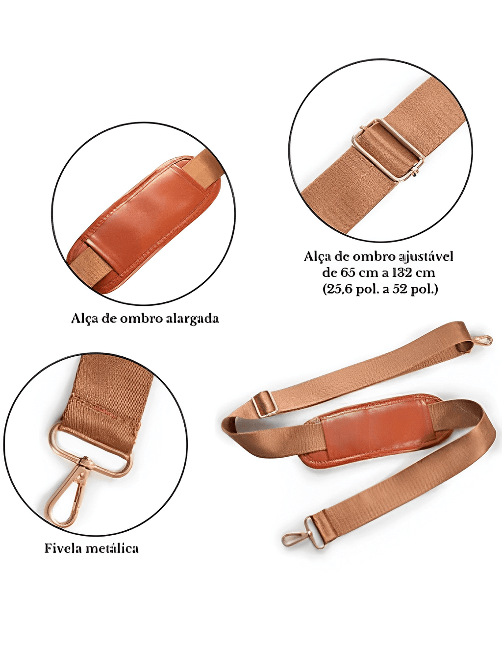 Bolsa Feminina de Viagem em Couro PU Dobrável Multifuncional – Angela