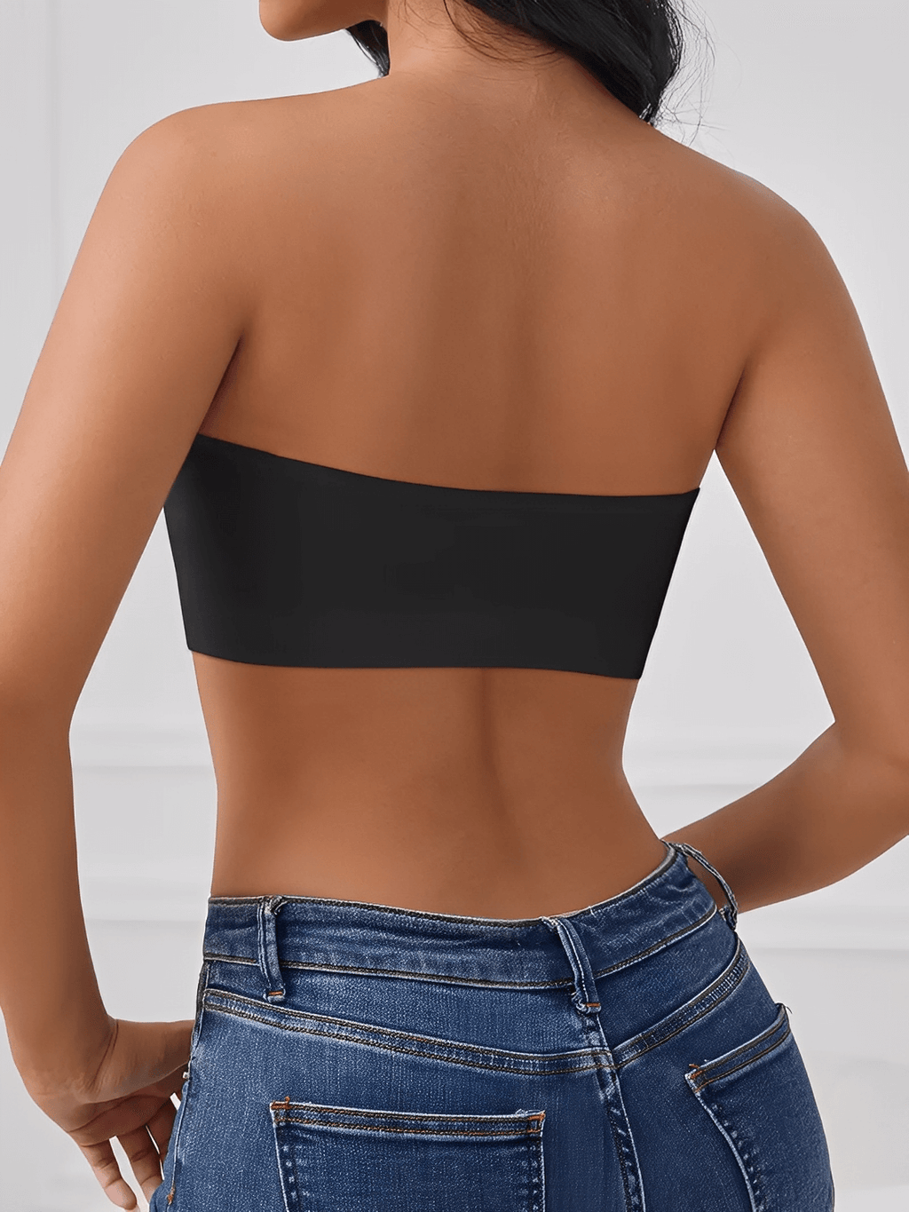 Kit 2 Sutiãs Tomara Que Caia Sem Costura com Fecho Frontal e Sem Bojo – Marion