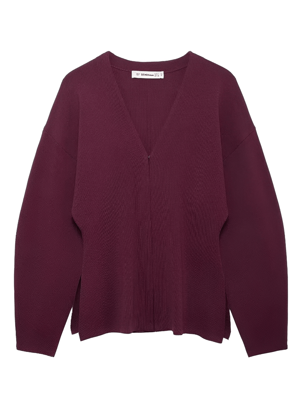 Conjunto de Tricô Suéter Gola V e Saia com Cós Elástico - Viviene
