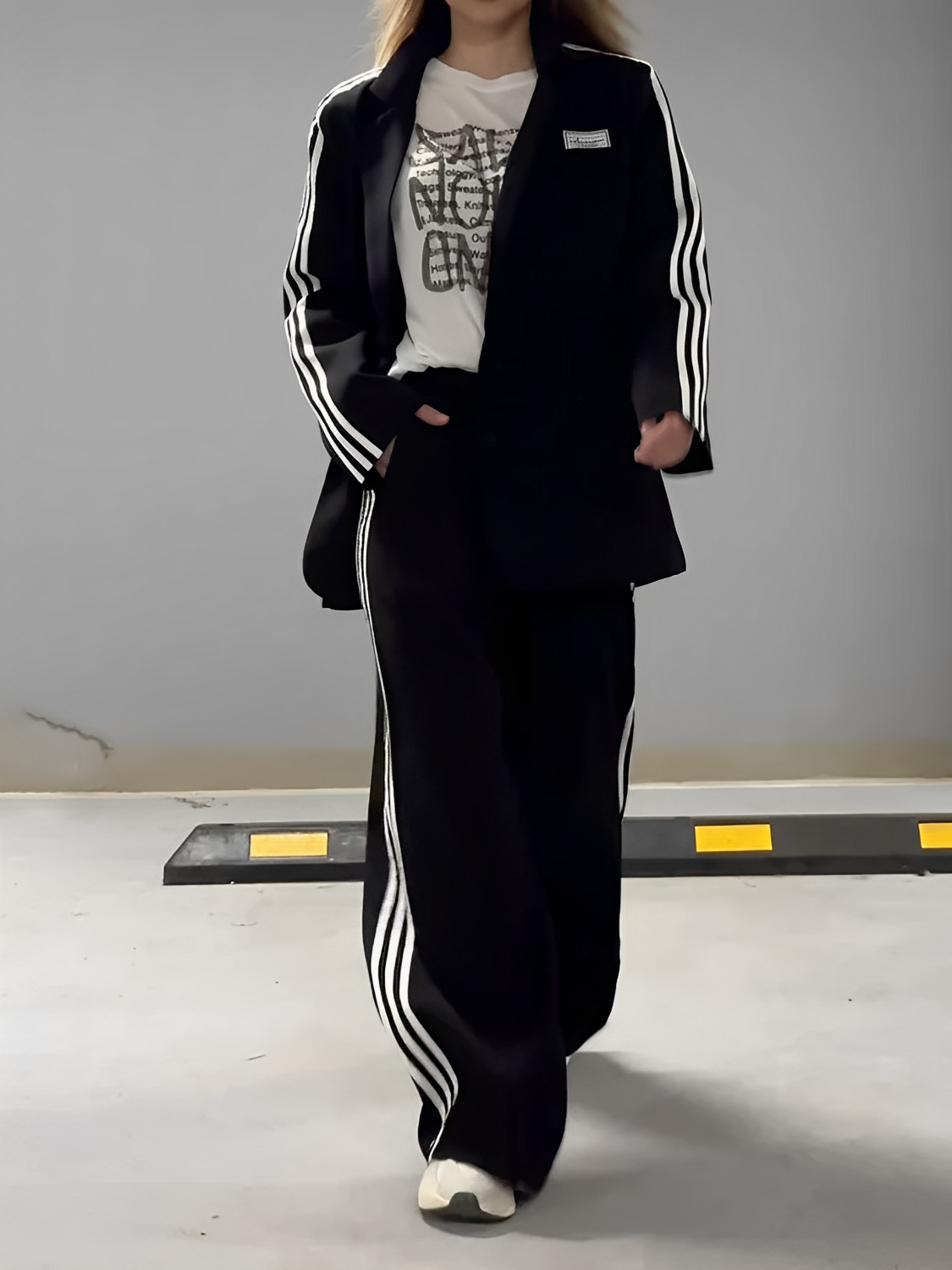 Conjunto de Alfaiataria Esportiva com Blazer Oversized e Calça – Regina